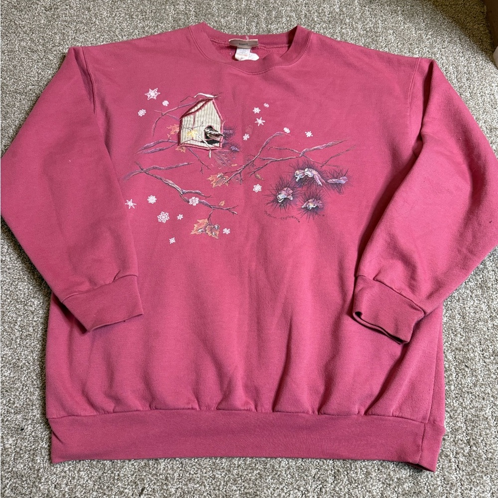 Adorable Pink Northern Sweater